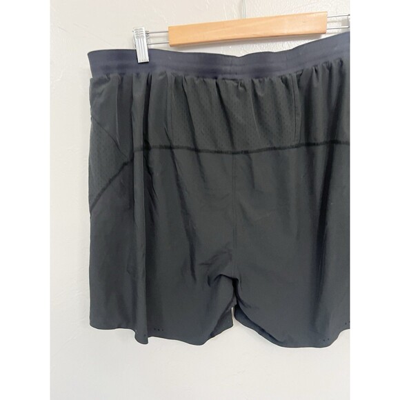 RHONE 5” Swift Lined Running Black Training Athletic SHORTS XL CrossFit Outdoor - Picture 2 of 6